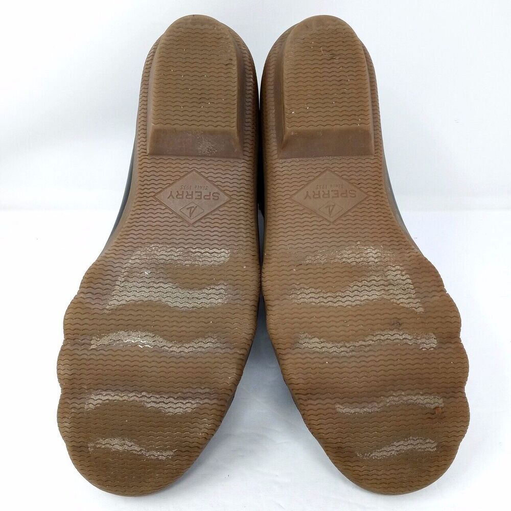 Sperry Brown Black Waterproof Syren Duck Rain Boots (STS80524) - Womens Size 7 - Picture 8 of 9